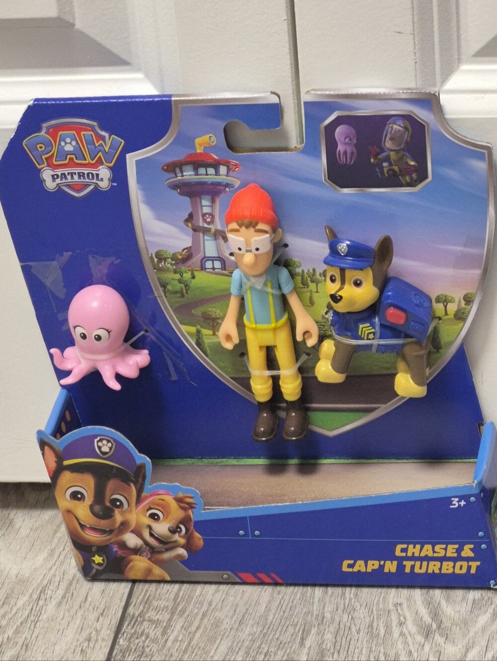 Paw Patrol Captain Turbot Chase Baby Octopus Figure Set Cap'n 2025 New Toy